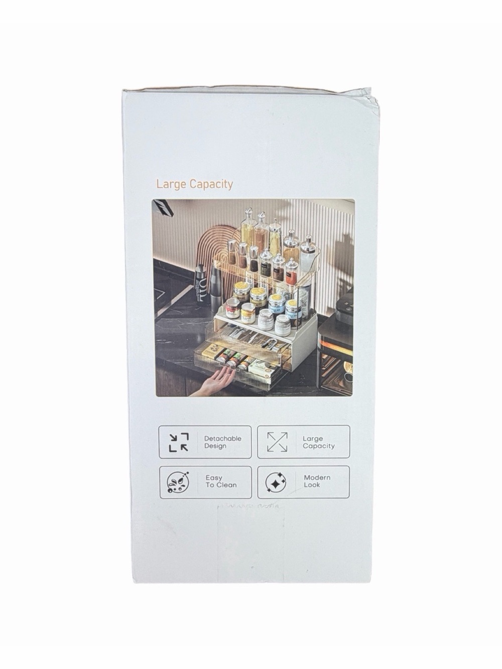 Delamu Drawer Type Multi-Layer Storage Rack - Clear - Picture 4 of 8